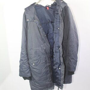 Women's Divided Blue Puffer Coat Size 8